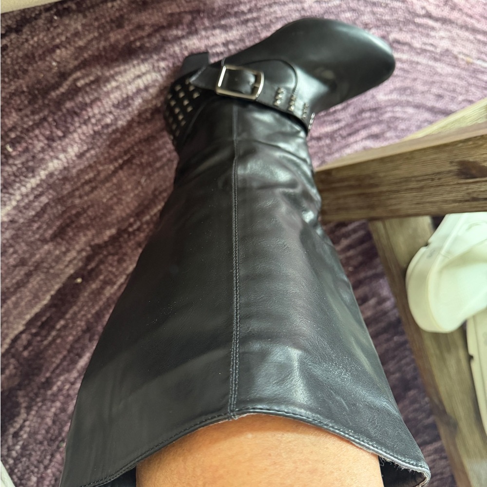 Torrid Size 10 Wide Calf Black Boots - Picture 4 of 6